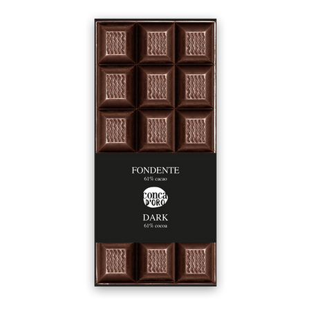 Tavoletta di Cioccolato Fondente Cacao 61% 100gr. Tavoletta Artigianale di Cioccolato Dark Alimentari e cura della casa/Snack dolci e salati/Cioccolata/Barrette/Tavolette Conca d’Oro - Campiglia Marittima, Commerciovirtuoso.it