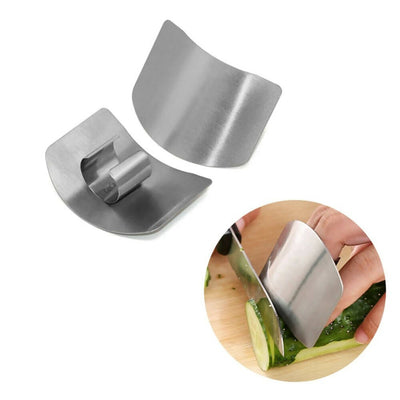 Protezione per le dita in acciaio inossidabile riutilizzabile da cucina protezione affidabile per tagli sicuri