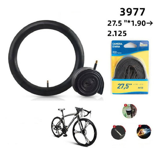 Camera D'aria Bici 27,5x1.90 2.125 Valvola Presta Compatibile Regina Italia 3977 Sport e tempo libero/Attività ricreative all'aperto/Ciclismo/Componenti e parti/Camere d'aria Trade Shop italia - Napoli, Commerciovirtuoso.it