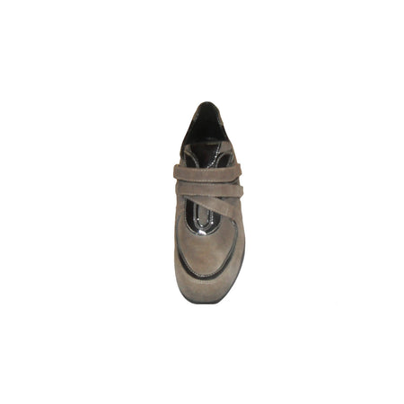 Sneakers donna in camoscio beige con zeppa - Scarpe sportive signora Scarpa  con chiusura strappo - Made in Italy - commercioVirtuoso.it