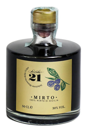 Liquore Mirto 0,5 lt liquore al mirto per infusione del mirto di Sicilia  con oli essenziali 500ml in vetro digestivo al mirto senza conservanti -  commercioVirtuoso.it