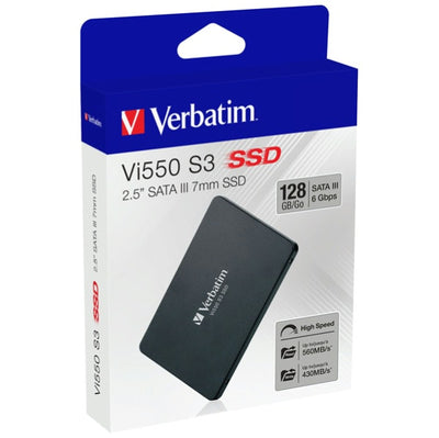 Verbatim - SSD Interno Vi550 SATA III 2.5'' SSD - 49350 - 128GB Elettronica/Informatica/Dispositivi archiviazione dati/Dispositivi archiviazione dati esterni/Hard Disk esterni Eurocartuccia - Pavullo, Commerciovirtuoso.it