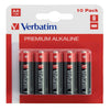 Verbatim - Blister 10 Pile alkaline Stilo AA - 49875 Elettronica/Pile e caricabatterie/Pile monouso Eurocartuccia - Pavullo, Commerciovirtuoso.it