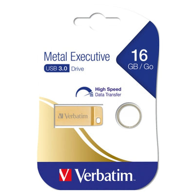 Verbatim - Usb 3.0 Metal Executive Drive - Oro - 99104 - 16GB Elettronica/Informatica/Dispositivi archiviazione dati/Dispositivi archiviazione dati esterni/PenDrive Eurocartuccia - Pavullo, Commerciovirtuoso.it