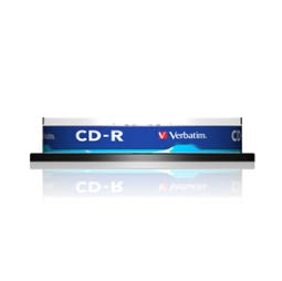 Verbatim - Scatola 10 CD-R Data Life serigrafato - spindle 1X-52X - 43437 - 700MB Elettronica/Informatica/Accessori/Supporti vergini/BD-R Eurocartuccia - Pavullo, Commerciovirtuoso.it