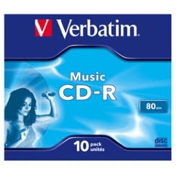 Verbatim - Scatola 10 CD-R Music Live It serigrafato - colorato - 43365 - 80min Elettronica/Informatica/Accessori/Supporti vergini/BD-R Eurocartuccia - Pavullo, Commerciovirtuoso.it