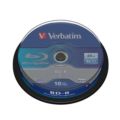 Verbatim - Scatola 10 DVD Blu Ray BD-R SL - Jewel Case - Bianco-Blu - 43742 - 25GB Elettronica/Informatica/Accessori/Supporti vergini/BD-R Eurocartuccia - Pavullo, Commerciovirtuoso.it