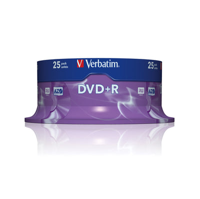 Verbatim - Scatola 25 DVD+R - serigrafato - 43500 - 4 7GB Elettronica/Informatica/Accessori/Supporti vergini/BD-R Eurocartuccia - Pavullo, Commerciovirtuoso.it