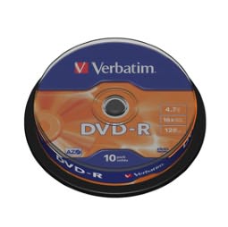 Verbatim - Scatola 25 DVD-R - serigrafato - 43522 - 4 7GB Elettronica/Informatica/Accessori/Supporti vergini/BD-R Eurocartuccia - Pavullo, Commerciovirtuoso.it