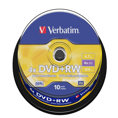 Verbatim - Scatola 10 DVD+RW - 43488 - 4 7GB Elettronica/Informatica/Accessori/Supporti vergini/BD-R Eurocartuccia - Pavullo, Commerciovirtuoso.it