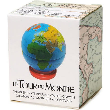 Legami - Temperino Le Tour Du Monde, Ø 4,5 Cm, Temperamatite A Forma Di  Mondo, Per Temperare Matite E Pastelli Con Precisione 