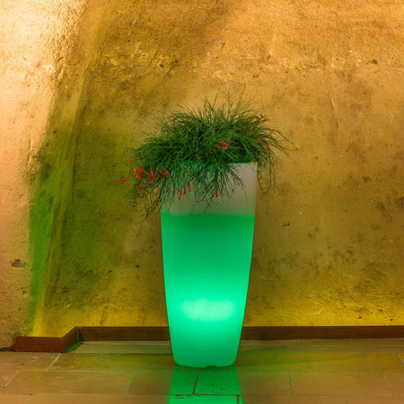SHIELD - vaso luminoso rgb con pannello solare Multicolor Milani Home