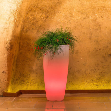 SHIELD - vaso luminoso rgb con pannello solare Multicolor Milani Home