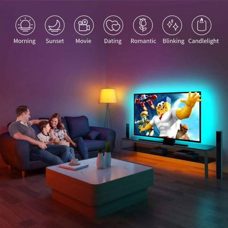 1 Set, luci LED per TV retroilluminazione RGB striscia di luce LED