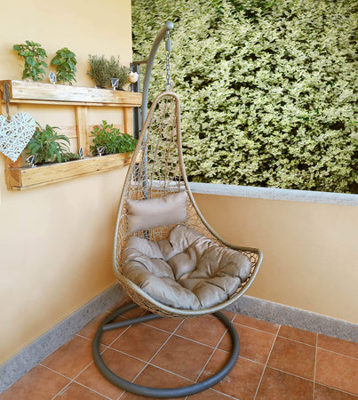 JACKALYN - sedia sospesa da giardino Marrone Milani Home