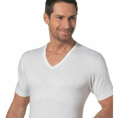 art. tv80 NOTTINGHAM 3 PZ maglia uomo marca nottingham scollo a v cotone bielastico manica corta colore bianconero art.tv80 tris 3 pz abbigliamento e intimo uomo L'Orchidea - Siderno, Commerciovirtuoso.it