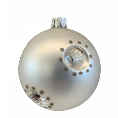 Kit da 6 Palline in vetro Argento opaco con glitter per albero di natale sfera particolare Casa e cucina/Decorazioni per interni/Addobbi e decorazioni per ricorrenze/Decorazioni natalizie/Addobbi e decorazioni/Palle e palline MagiediNatale.it - Altamura, Commerciovirtuoso.it