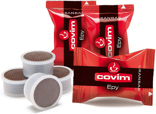 Covim Caffè 100 Capsule Ep Miscela Granbar Compatibili Espresso Point Covim Caffè in Capsule Confezione 100 Pz Alimentari e cura della casa/Caffè tè e bevande/Caffè/Cialde e capsule di caffè Franco Pausa Caffè - Albano Laziale, Commerciovirtuoso.it