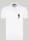Ralph Lauren Polo Uomo Custom-Slim Polo Bear Tinta Unita in Cotone Polo Maniche Corte Moda/Uomo/Abbigliamento/T-shirt polo e camicie/Polo Euforia - Bronte, Commerciovirtuoso.it