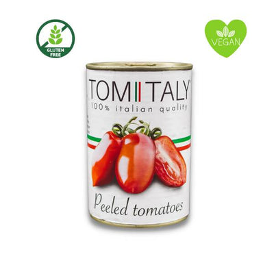 Pomodori Pelati - 400g Alimentari e cura della casa/Cibi in scatola e conserve/Verdura/Pomodori/Pelati Tomitaly - Caorso, Commerciovirtuoso.it