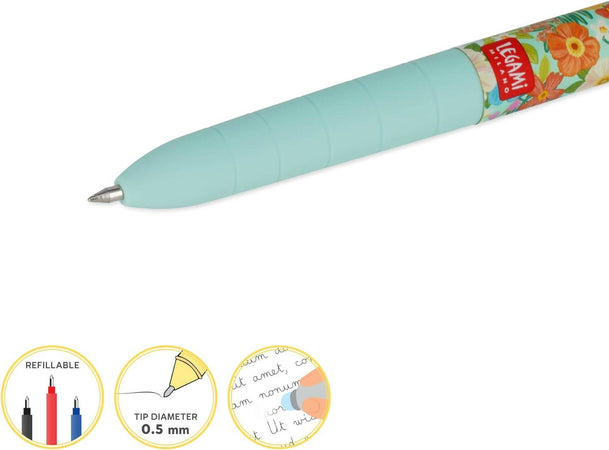 Legami - Penna Gel Cancellabile 3 Colori, Ricaricabile, Impugnatura  Ergonomica, ⌀ Punta 0,5 Mm 