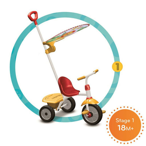 Fisher-Price Triciclo 2 in 1 per Bambini Colorato Con Maniglione  Direzionale 18m + 