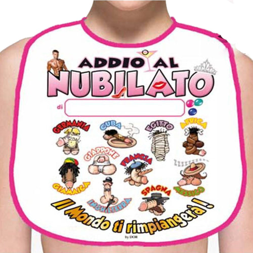 Bavaglia Addio Al Nubilato Il Mondo Ti Rimpiangerà Bavaglino Festa addio al Nubilato Salute e cura della persona/Erotismo e contraccezione/Sex toys/Gadget per addio al nubilato e al celibato Kondorama - Martinsicuro, Commerciovirtuoso.it