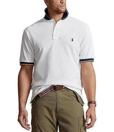 Polo Ralph Lauren Polo Uomo Custom Slim Fit Mnaiche Corte Moda/Uomo/Abbigliamento/T-shirt polo e camicie/Polo Euforia - Bronte, Commerciovirtuoso.it