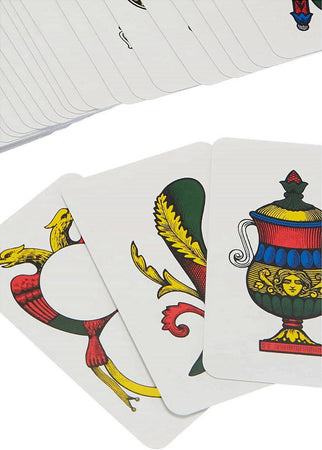 Carte napoletane plastificate mazzo da 40 carte per scopa briscola e scopone