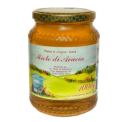 Miele D'acacia Grezzo Italiano Miele Artigianale 100% Val Sesia Piemonte Made in Italy