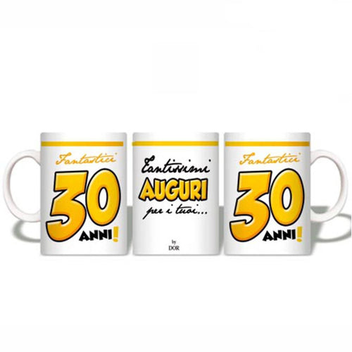 Tazza Compleanno tantissimi Auguri Per I Tuoi 30 Anni Idea Regalo Per 30 Anni Tazza Da Caffè E Tè Casa e cucina/Stoviglie/Piatti ciotole e vassoi/Tazze e piattini/Tazze e tazzine da caffè Kondorama - Martinsicuro, Commerciovirtuoso.it