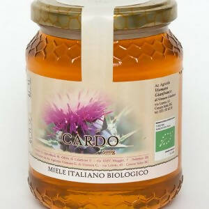 4 vasetti di miele biologico di cardo 250g Azienda Agricola Vismara Gianfranco