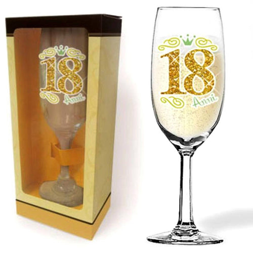 Flute Glitter Buon Compleanno 18 Anni flute da Champagne con Scritta glitterata 18 anni Casa e cucina/Stoviglie/Bicchieri e cristalli/Bicchieri da Champagne Kondorama - Martinsicuro, Commerciovirtuoso.it