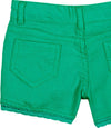 Shorts Bermuda Bimba Denim Pantaloncini Corti Estivi Denim Gabardina Bordo in Pizzo Pantalone Corto Ragazza Tinta Unita pantaloncino bambina/ragazza Piccole Canaglie - Tropea, Commerciovirtuoso.it