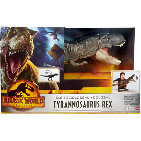 Mattel Jurassic World Super Colossal Tirannosauro Rex Snodato Gioco per  Bambini - commercioVirtuoso.it