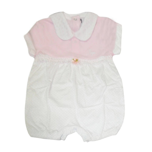 Tutina per Neonata Igre Pagliaccetto Bimba 6-9 Mesi Rosa E Bianco Maniche Corte Pantaloncino Corto Scollo Rotondo Estivo Art. Ig080/6 Moda/Prima infanzia/Abbigliamento/Bambina 0-24/Tutine e body/Pagliaccetti L’Orchidea - Siderno, Commerciovirtuoso.it