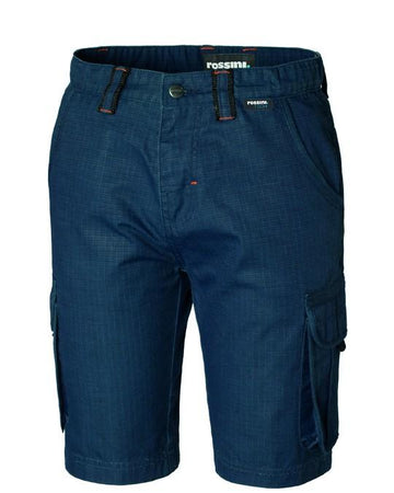 Bermuda Rip Stop Worky Blu XL Moda/Abbigliamento specifico/Abbigliamento da lavoro e divise/Servizio civile/Pantaloncini Dresswork - Como, Commerciovirtuoso.it