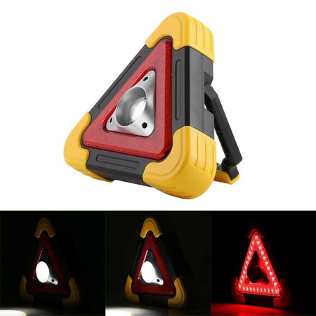 Sos Triangolo Lampeggiante Segnalatore Emergenza Stradale Lampada Led Strobo Tools