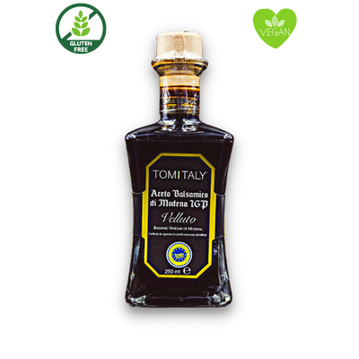 Aceto Balsamico Igp - velluto - 250ml Tomitaly Alimentari e cura della casa/Oli aceti e condimenti per insalata/Aceti/Balsamico Tomitaly - Caorso, Commerciovirtuoso.it