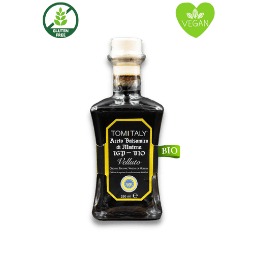 Aceto Balsamico Igp Biologico - velluto - 250ml Tomitaly Alimentari e cura della casa/Oli aceti e condimenti per insalata/Aceti/Balsamico Tomitaly - Caorso, Commerciovirtuoso.it