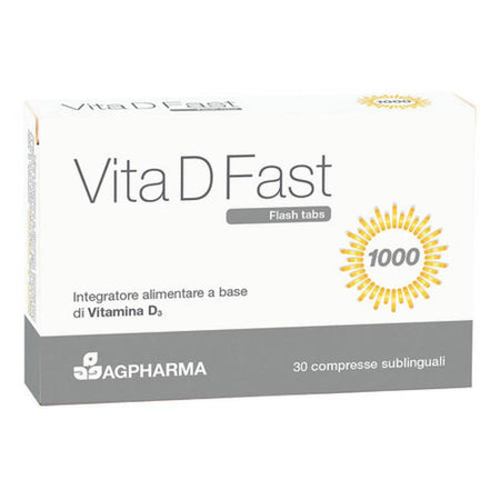 Ag Pharma Srl Vita D Fast 30Cpr Salute e cura della persona/Vitamine minerali e integratori/Singole vitamine/Multivitamine FarmaFabs - Ercolano, Commerciovirtuoso.it