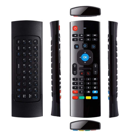Air Mouse Telecomando Mini Tastiera Wireless 2.4 Giroscopio Infrarossi Smart Tv