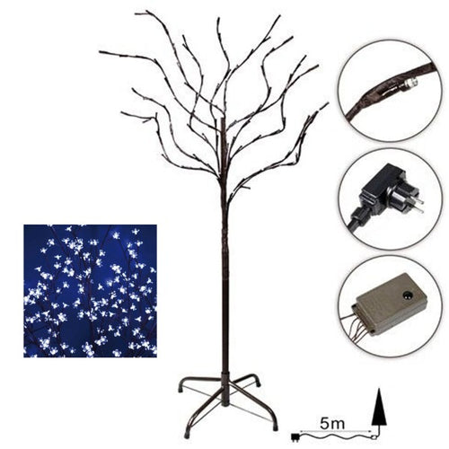 Albero Di Natale Luminoso Ciliegio Per Interno 192 Led 180cm Bianco Freddo