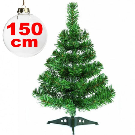 Albero Di Natale Sintetico 150cm Decorazione Decorazioni Per Casa Scuola Ufficio