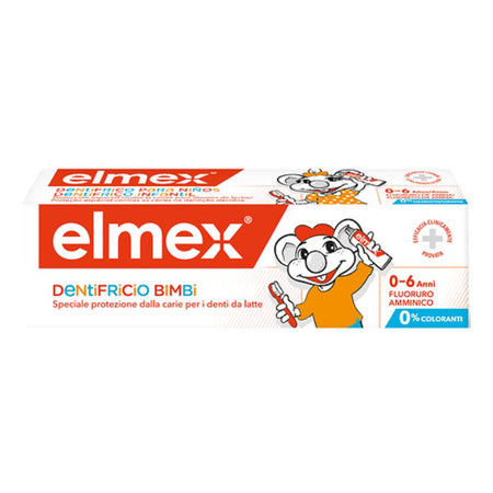 Elmex Bimbi Dentifricio Per Bambini 0-6 Anni Protezione Carie 50Ml 
