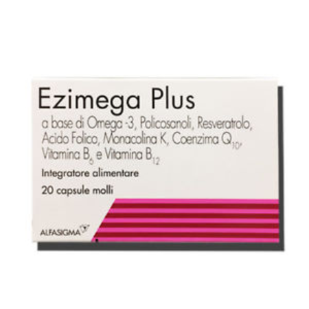 Alfasigma Spa Ezimega Plus 20Cps Salute e cura della persona/Vitamine minerali e integratori/Singole vitamine/Multivitamine FarmaFabs - Ercolano, Commerciovirtuoso.it