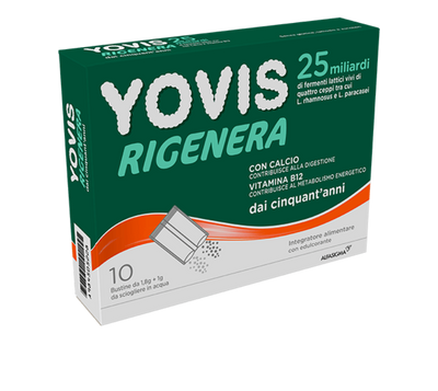 Alfasigma Spa Yovis Rigenera 50+ 10 Bustine Salute e cura della persona/Vitamine minerali e integratori/Singole vitamine/Multivitamine FarmaFabs - Ercolano, Commerciovirtuoso.it