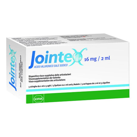 Alfasigma Spa Jointex Sir 16Mg/2Ml 5Pz Salute e cura della persona/Vitamine minerali e integratori/Singole vitamine/Multivitamine FarmaFabs - Ercolano, Commerciovirtuoso.it