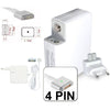 Alimentatore 60w Compatibile Per Notebook Magsafe 2 Macbook Pro Retina 13 4 Pin