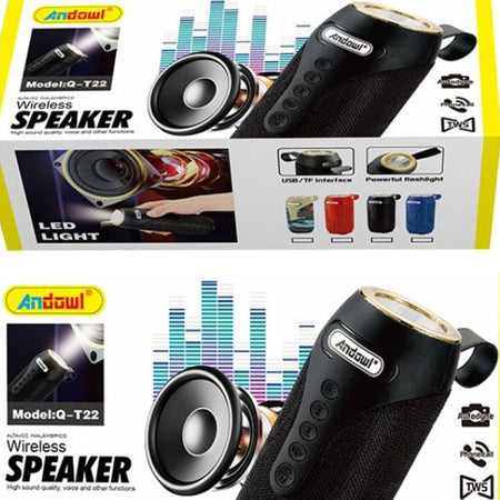 Altoparlante 2.0 Speaker Portatile Bluetooth 10w Wireless Aux / 3,5 Mm Usb Q-t22